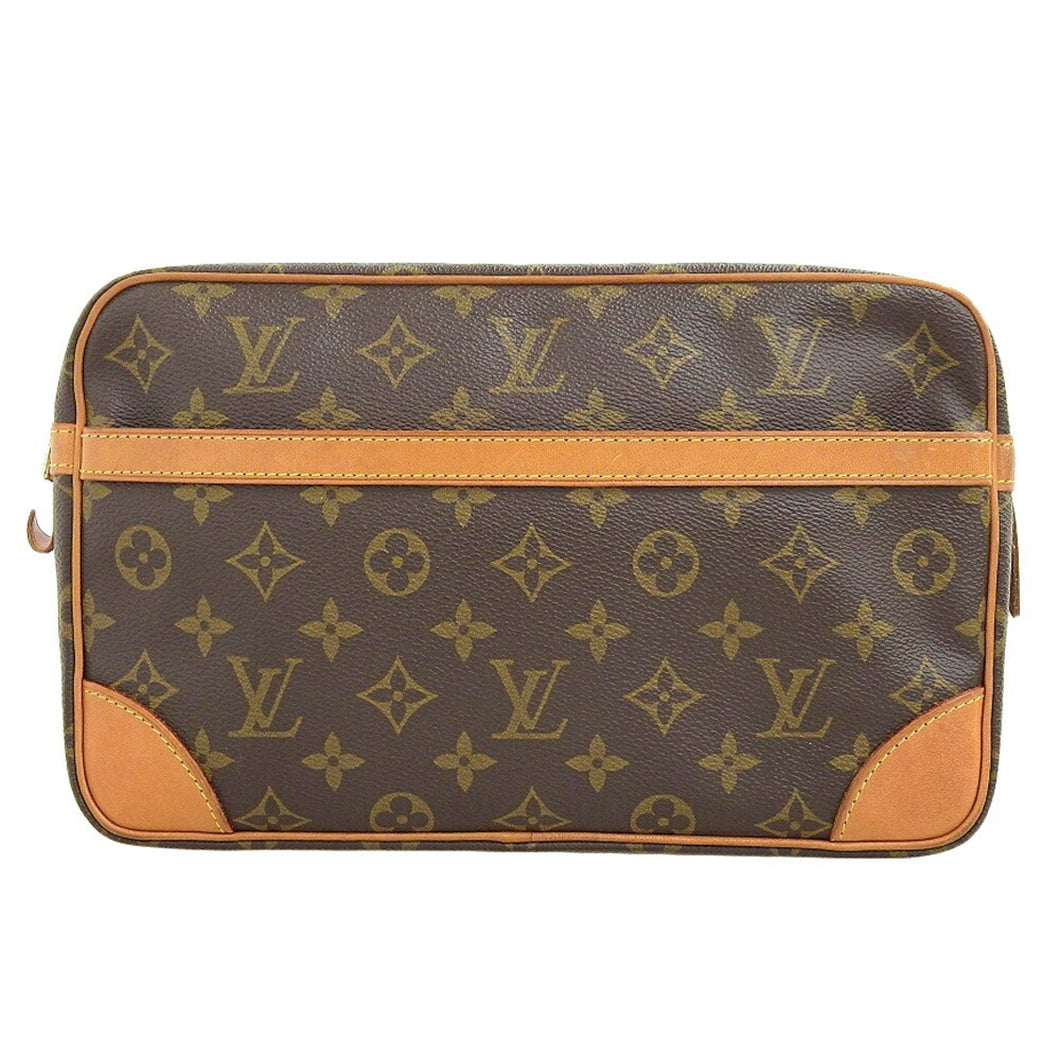 Louis Vuitton Compiegne 28  Canvas Clutch Bag