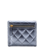 CC Compact Classic Flap Wallet Quilted Lambskin