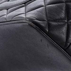Medallion Tote Quilted Caviar