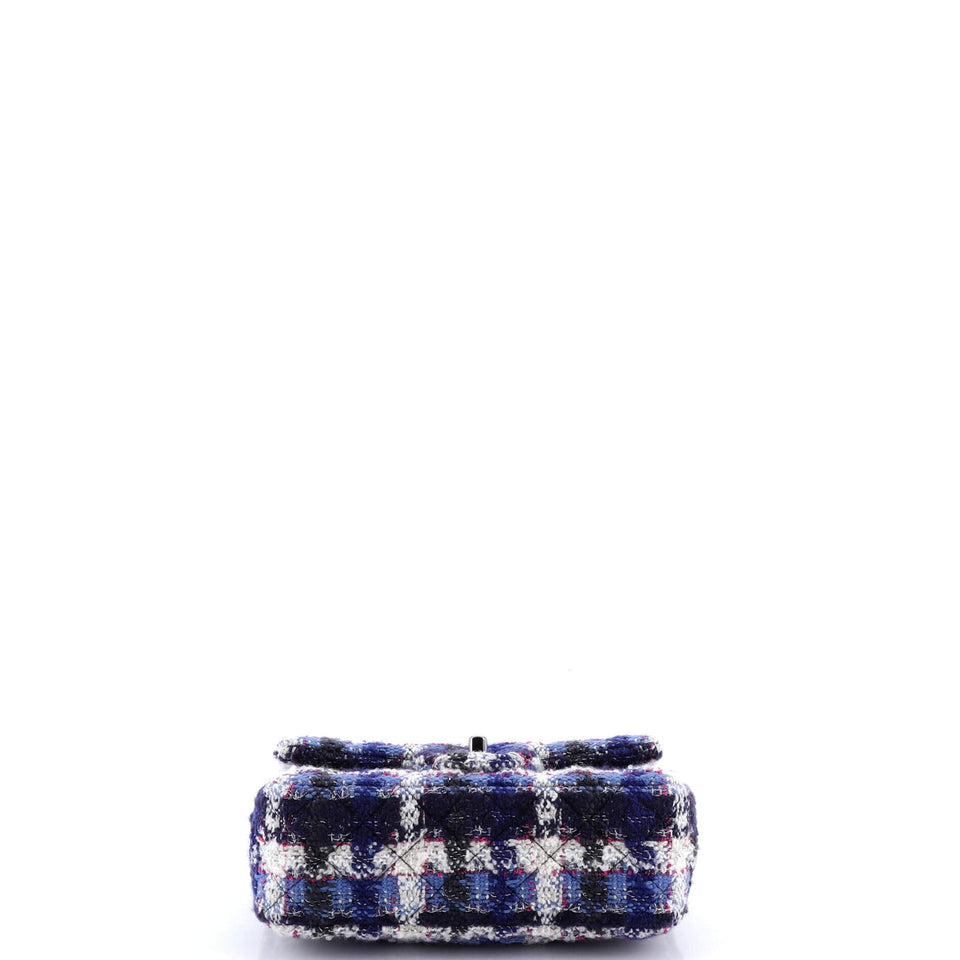 Classic Single Flap Bag Quilted Tweed Mini