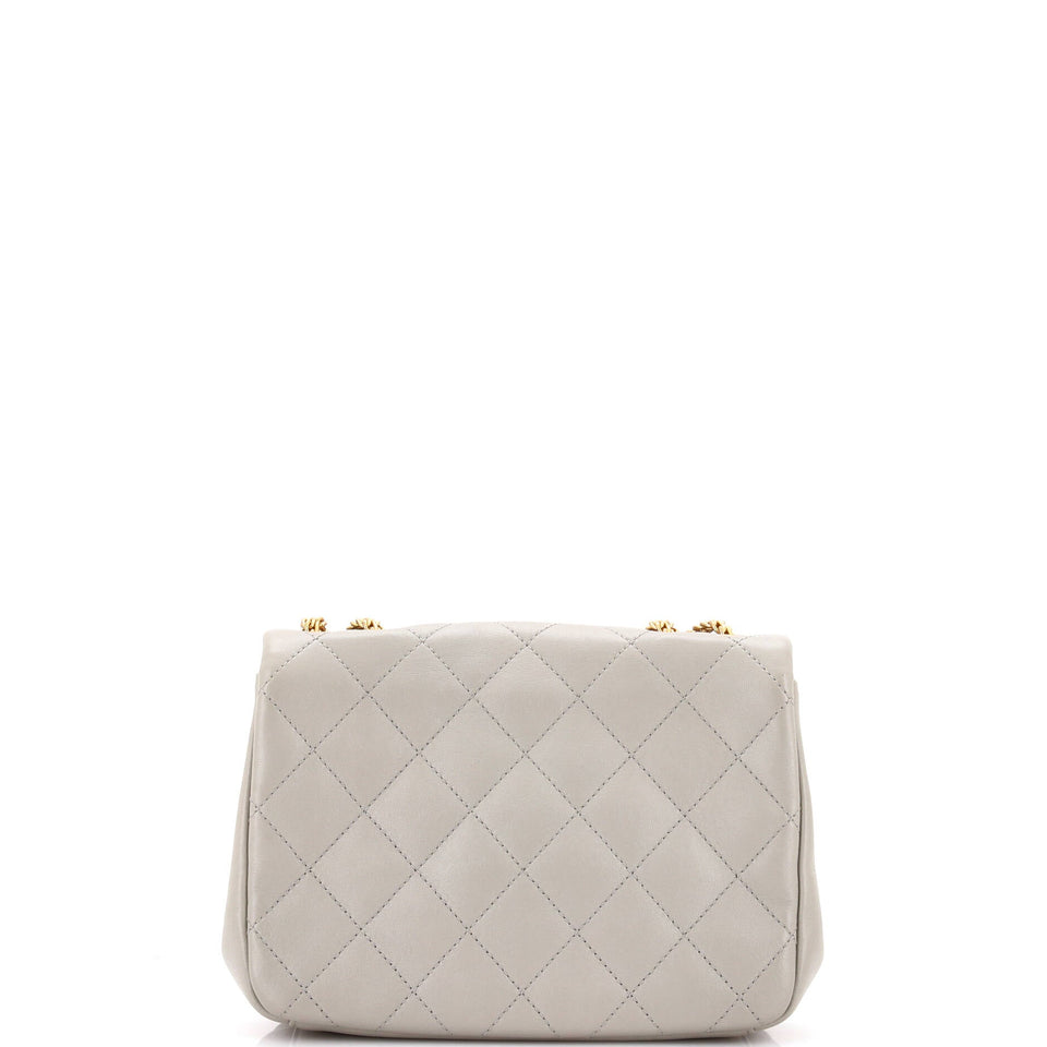 On And On Full Flap Bag Quilted Lambskin Small