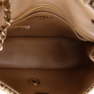 Classic Single Flap Bag Quilted Tweed Mini