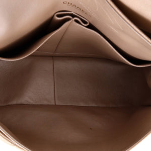 Classic Double Flap Bag Quilted Iridescent Caviar Jumbo