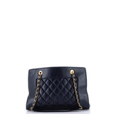 Mademoiselle Vintage Shopping Tote Quilted Sheepskin Medium