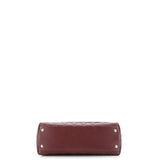 Coco Top Handle Bag Quilted Caviar Small