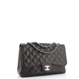 Vintage Classic Single Flap Bag Quilted Caviar Jumbo