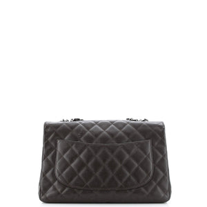 Vintage Classic Single Flap Bag Quilted Caviar Jumbo
