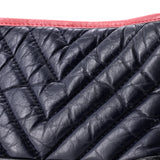 Gabrielle Hobo Chevron Aged Calfskin Small