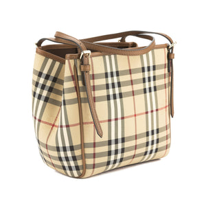 Burberry Tan Horseferry Check Small Canterbury Tote Bag (New with Tags)