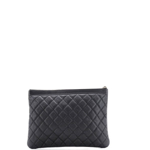 Boy O Case Clutch Quilted Caviar Medium