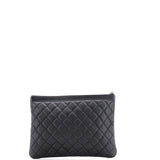 Boy O Case Clutch Quilted Caviar Medium