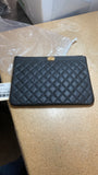 Boy O Case Clutch Quilted Caviar Medium
