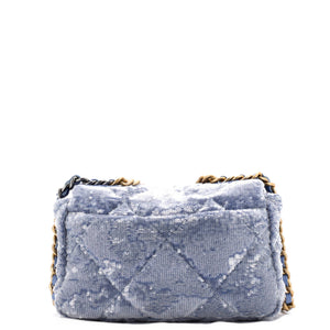 19 Flap Bag Quilted Sequins Medium