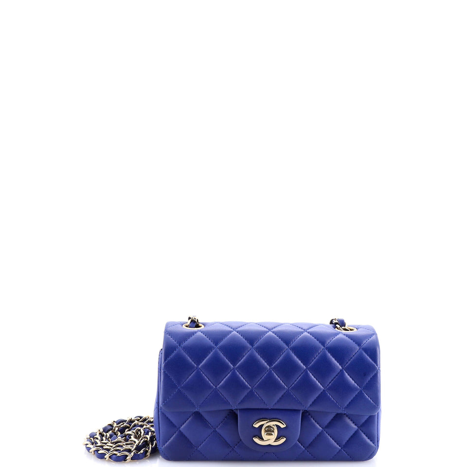 Classic Single Flap Bag Quilted Lambskin Mini