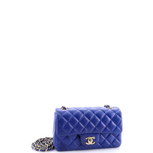 Classic Single Flap Bag Quilted Lambskin Mini