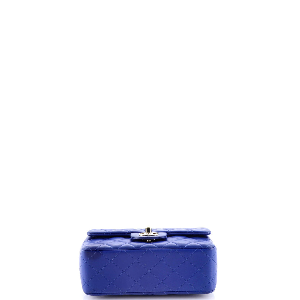 Classic Single Flap Bag Quilted Lambskin Mini