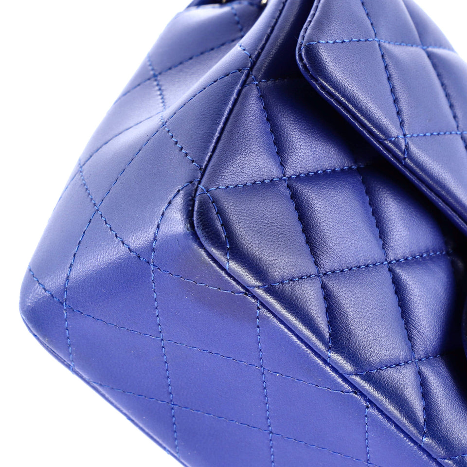 Classic Single Flap Bag Quilted Lambskin Mini