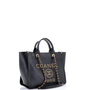 Deauville Tote Studded Caviar Small