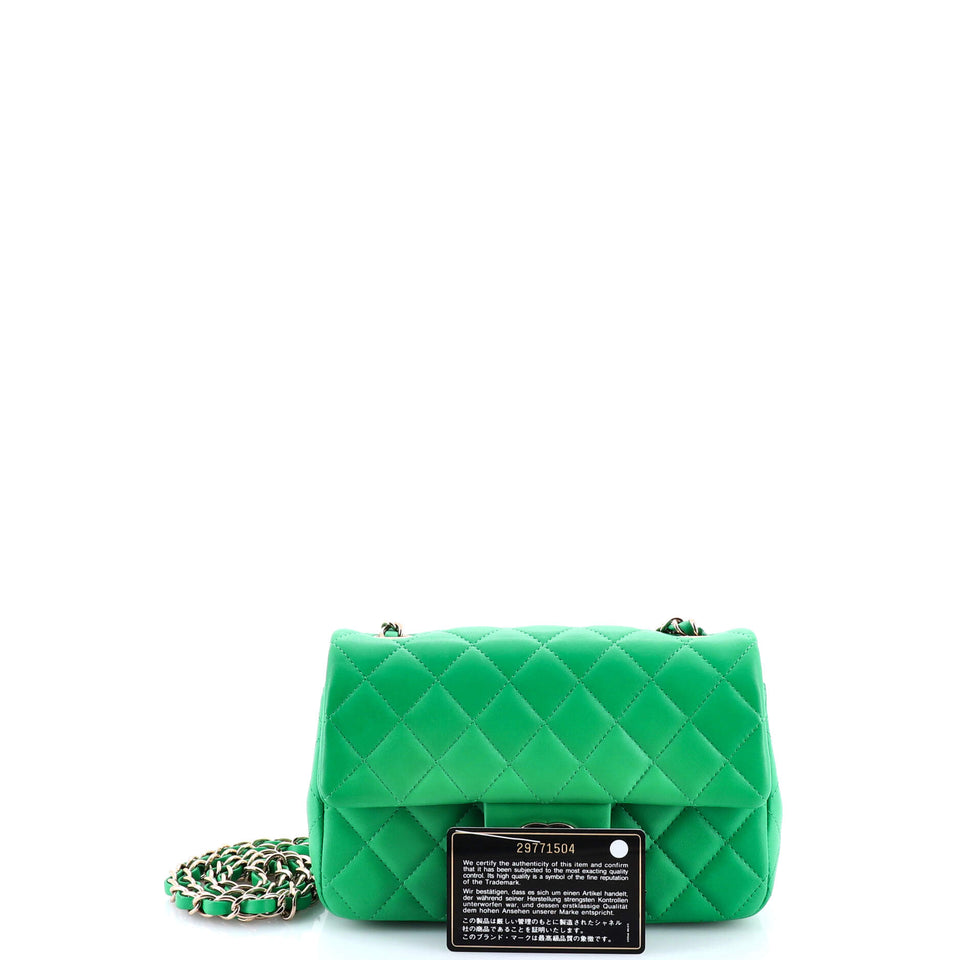 Classic Single Flap Bag Quilted Lambskin Mini