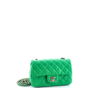 Classic Single Flap Bag Quilted Lambskin Mini
