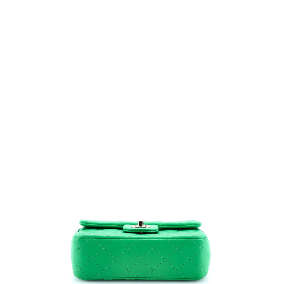 Classic Single Flap Bag Quilted Lambskin Mini