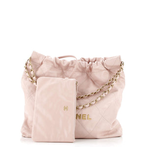 22 Chain Hobo Quilted Calfskin Medium