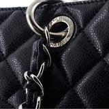 Grand Shopping Tote Quilted Caviar