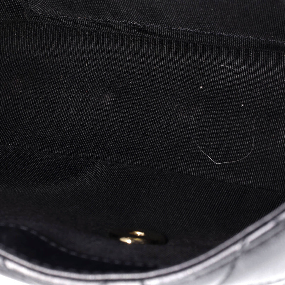 My Precious Pearls Chain Flap Bag Quilted Lambskin Medium