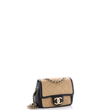 Graphic Flap Bag Quilted Calfskin Mini