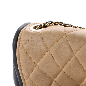 Graphic Flap Bag Quilted Calfskin Mini