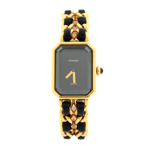 Premiere Rock Quartz Watch Plated Metal and Leather 20