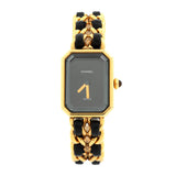 Premiere Rock Quartz Watch Plated Metal and Leather 20