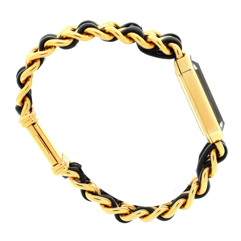 Premiere Rock Quartz Watch Plated Metal and Leather 20