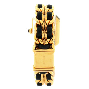 Premiere Rock Quartz Watch Plated Metal and Leather 20