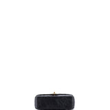 Classic Single Flap Bag Chevron Iridescent Crumpled Calfskin Mini