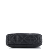 19 Flap Bag Quilted Leather Maxi