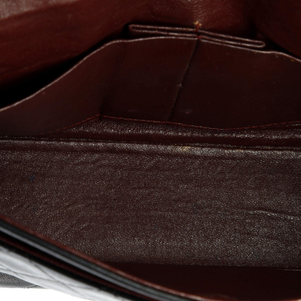 Vintage Classic Double Flap Bag Quilted Lambskin Small
