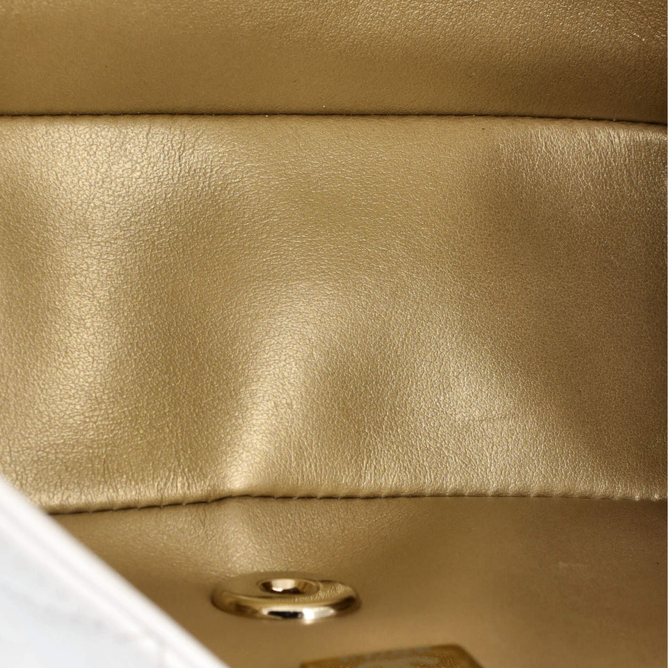 Pearl Crush Flap Bag Quilted Lambskin Mini