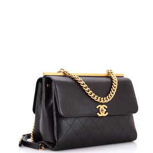 Coco Luxe Flap Bag Quilted Calfskin Medium