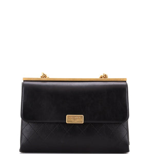 Coco Luxe Flap Bag Quilted Calfskin Medium