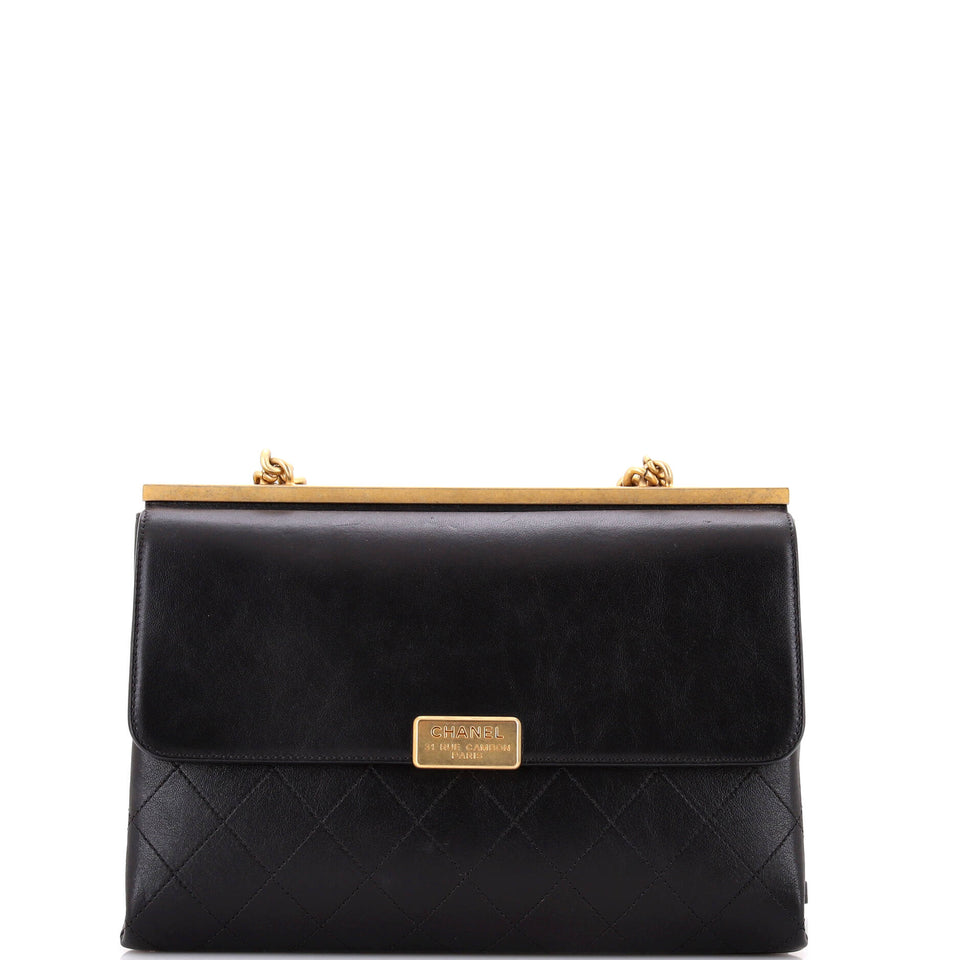Coco Luxe Flap Bag Quilted Calfskin Medium