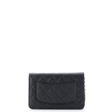 Wallet on Chain Quilted Caviar