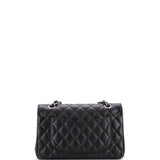 Classic Double Flap Bag Quilted Caviar Small