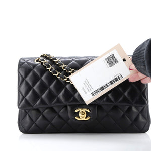 Classic Double Flap Bag Quilted Lambskin Medium