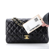 Classic Double Flap Bag Quilted Lambskin Medium