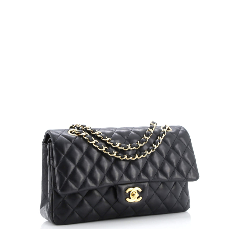 Classic Double Flap Bag Quilted Lambskin Medium