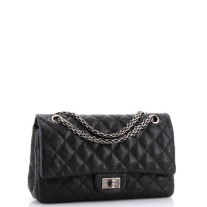 Reissue 2.55 Flap Bag Quilted Caviar 225
