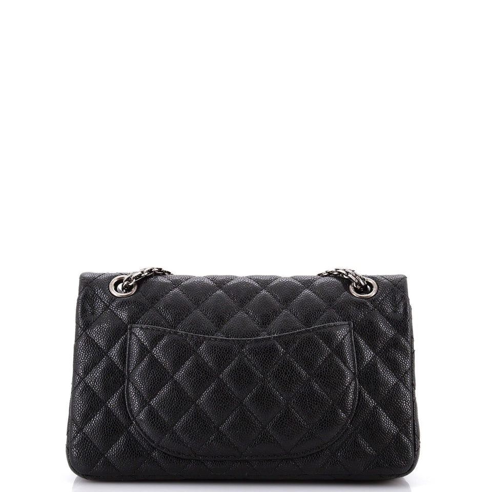Reissue 2.55 Flap Bag Quilted Caviar 225