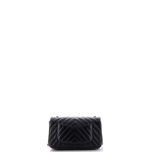 Classic Single Flap Bag Chevron Lambskin Mini
