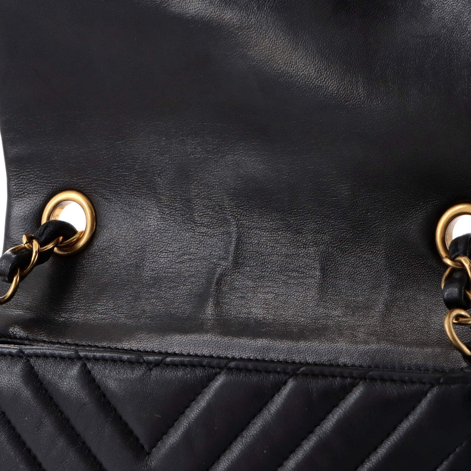 Classic Single Flap Bag Chevron Lambskin Mini